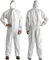 Firm Safe Disposable Protection Overalls - Chemical And Biological Protection Hazmat Suit Type 5/6B | Disposable Full Body Protective Suits |Suitable for a range of Applications | for Both Men & Women