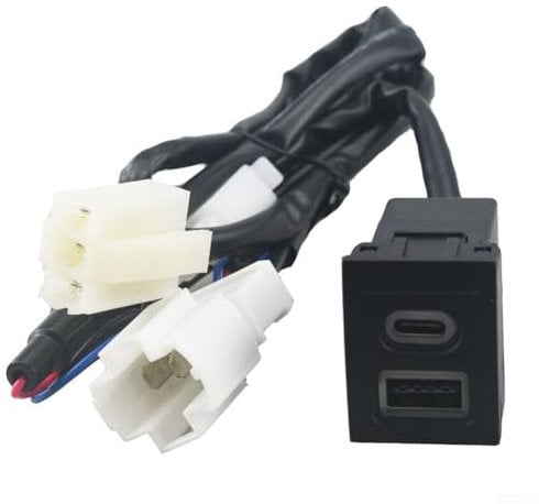 Schlankes Design Schnelllade-USB-Adapter für Polo von 04 bis 09, unterstützt QC3 0