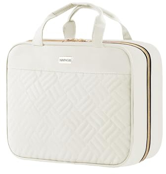 NMNGB Kulturbeutel kulturtasche Damen, Kulturtasche zum Aufhängen, Toiletry Bag Kosmetiktasche Reise Waschtasche Transparent für Makeup & Toilettenartikel im Badezimmer