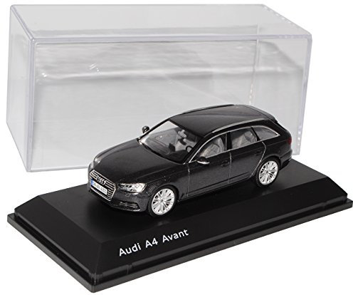 Generisch A*u*d*i A4 B9 Avant Kombi Daytona Grau Schwarz Ab 2015 1/43 Spark Modell Auto