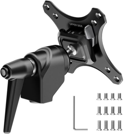 yomoe MA016 Monitorhalterungsadapter Arca Quick Release 360° Drehbare Kugelköpfe Monitorrückwandhalterung Lichtstativadapter