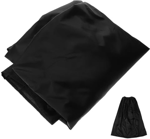 BESPORTBLE Beach Privacy Shelter Changing Tent with Waterproof Mat, Portable Outdoor Fitting Room for Swimming and Dance, Instant Privacy Cover Black 25x125cm