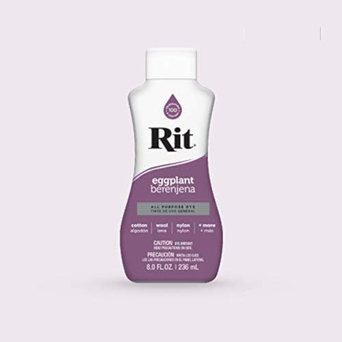 Rit - Tinte líquido para tela (236 ml, 36 colores) Eggplant