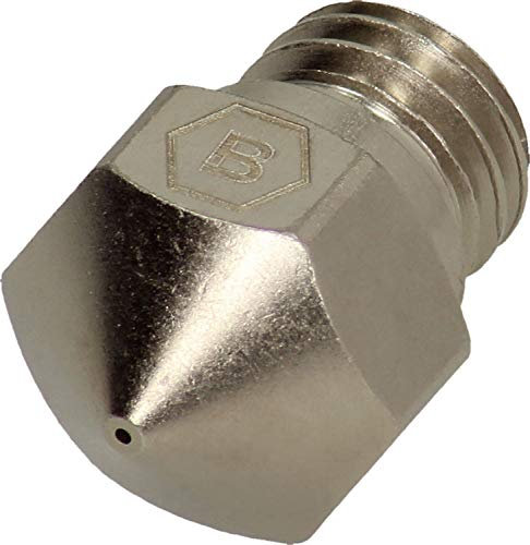 BROZZL High-End MK10 Düse Plated Copper 0,6mm Durchmesser für Wanhao Duplicator, Flashforge Creator Pro, Qidi Tech I UVM.
