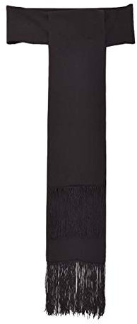 BLESSUME Messgewand Gürtel Chor Taille Schärpe (L, Nur schwarzer Gürtel)