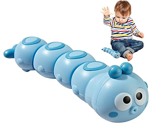 Raupenspielzeug zum Aufziehen – Spielzeug aus Raupe mit Uhrmachermechanismus, niedlich, Cartoon, Raupe, Lernspielzeug, Kinder, Uhr, Spielzeug, Party, Geburtstag, Geschenk für