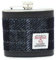 Glen Appin Harris Tweed Hip Flask Gift Boxed (Colour 95 Grey/Black)