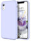 DOMAVER Case for iPhone XR Cases Liquid Silicone, Soft Gel Rubber with Microfiber Lining Cushion Texture, Shockproof Phone Cases for iPhone XR - Lavender