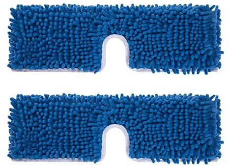 Paquete de 2 recambios de fregona compatibles con la fregona abatible de microfibra O-Cedar de doble acción, cabezales de repuesto para uso en seco/húmedo, lavable a máquina, limpieza de doble cara