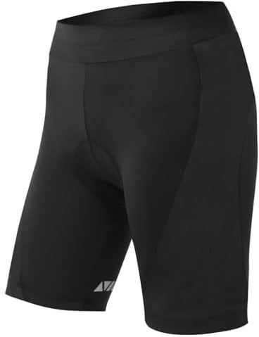 Sportneer Radlerhose Damen Gepolstert Schnelltrockende Fahrradhose Damen Kurz Elastische Radhose Damen Mit Sitzpolster 4D Radsportshorts Kurze Sporthose Damen Mit Breiterem Und Dichterem Polster