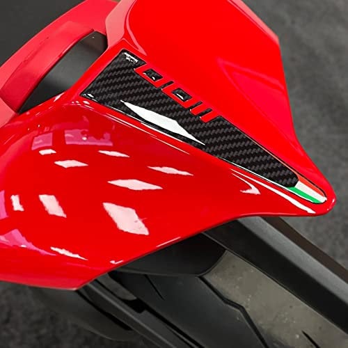 Resin Bike Aufkleber für Motorrad Kompatibel mit Ducati Panigale V4 und V4S 2018 2022. Heckschutz vor Stößen und Kratzern. 3D-Harzklebstoff – Stickers - Made in Italy