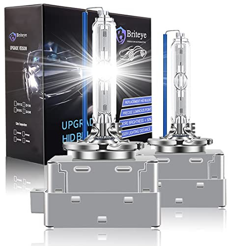 Briteye D3S Xenon Brenner 35W 42V 8000 Kelvin Kühles Blau Vollmetall Fahrzeug Scheinwerferlampe (2 Stücke)