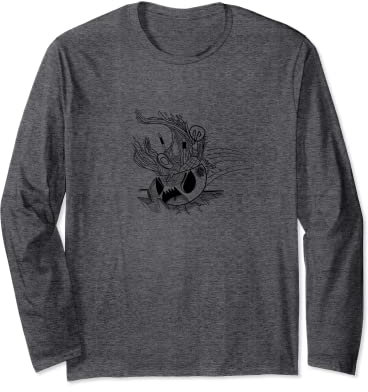 Anime Style Angry Ramen Suppenschüssel Monster Langarmshirt