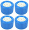 Akozon Rouleau Wobble Nervuré, 4PCS Bleu Marine Wobble Roller 108x75x19mm Bateau Remorque Rouleau pour Bateau Yacht Remorque Guides Rouleaux