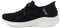 Skechers Femme Ultra Flex 3.0 Brilliant Path Chausson, Black Knit/White Trim, 38.5 EU