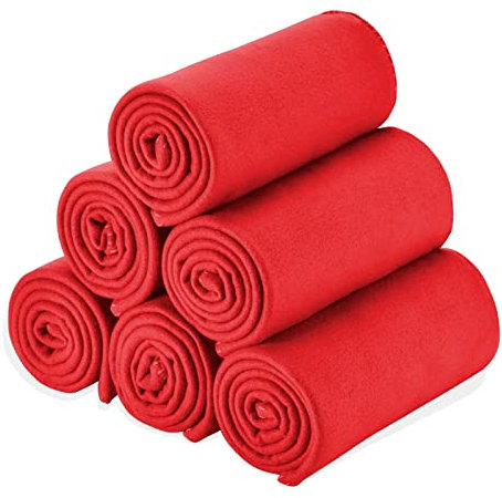 Special SG Glory Fleecedecke, 50 x 60 cm, Rot, 6 Stück
