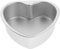 Anodized Aluminum Heart 2 in-in Deep Sally Cake Tin Pan, Sliver, 6inch