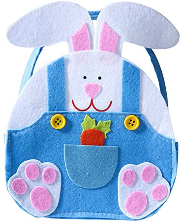 ifundom Bonbonform Spielzeug Ei Alterung Zubehör Taschen Kaninchen Ostern Party Aufbewahrung Plätzchen Kinder Geschenk Tragetasche Jagd Auf Gastgeschenke Gunst Häschen Tuch Himmel-