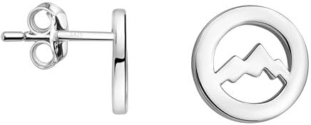 SOFIA MILANI - Damen Ohrringe 925 Silber - Berg Kreis Ohrstecker - E2483