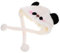 KITANDOVE Plüschmütze Panda-förmiger Hut Tiermütze halloween kostüm halloween costume hats lustiger Hut festliche Kopfbedeckung Herbst und Winter Partyhut Wintermütze Lei Feng-Kappe Fräulein
