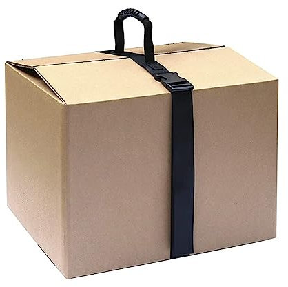 Slakerbe Umzug Transportgurte, Verstellbarer Tragegurt, Koffergurt mit Gummi Griffen, Heben und Bewegen für Schwere Gegenstände