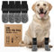 PICK FOR LIFE Hundesocken Anti-Rutsch 2 Paar Doppelseitige mit Verstellbaren Riemen für Innenbereich (Grau, XS)