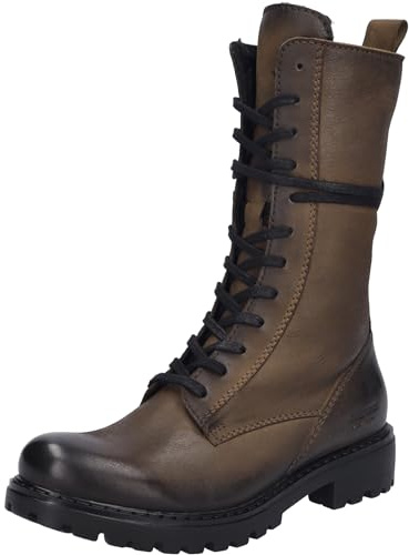 Josef Seibel Damen Schnürstiefel Marta 29,Weite G (Normal),Wechselfußbett,langschaftstiefel,Boots,Winterstiefel,Cognac,41 EU