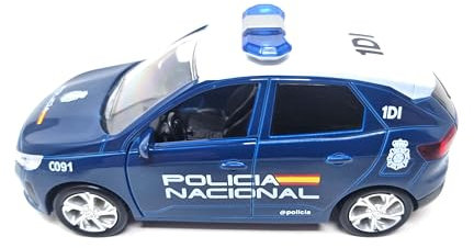 PLAYJOCS GT-8195 Coche POLICÍA Nacional Juguete para niños y coleccionistas