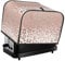 Rose Gold Glitter Print Soft Washable 4 Slice Toaster Cover,Dust-Proof Cover For Kitchen Appliance Cover