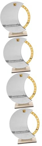 VILLCASE 4stücke Ramadan Countdown Kalender Mit Rotationsdesign Eid Mubarak Tischdeko Für Zuhause Kreative Holzdekoration Für Ramadan-feiern Für Und