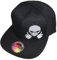 beybey Snapback Cap mit Skull Totenkopf Muster Cooles Design für einen tolles Aussehen (FCK DBL schwarz)