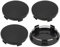 4 Stück Auto Nabendeckel für Audi Q7 (4L) 7-seat 2005 2006 2007 2008 2009-2015, Alufelgen Felgenkappen Wasserdichtigkeit Staub Reifen Zubehör,A Black-60mm