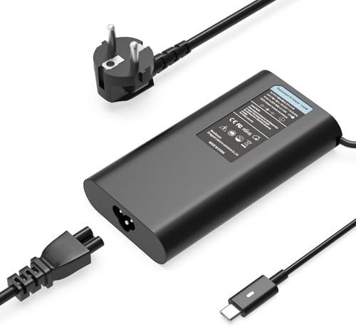 130W USB C Netzteil Ladekabel für Dell XPS 15 2in1 9575 9500 9510 9520 9530 XPS 17 9700 9710 9720 9730 Precision 5530 5550 5560 5570 5750 5760 5770 3560 3550 3551 Latitude 7410 5420 5520 Ladegerät
