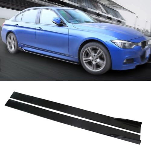 HIOMAQ Auto Trittbretter Seitenschweller für BMW 1 Series 2 Series 3 Series E81 E82 F20 E87 E88 F46 F45 F23 F22 F44 E92 E90 E93 F30 F34, Seitentrittleistenpedale Schweller Dekorative Accessoires