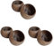 Lbvzxkad 6X Puede Verter Vela Cuenco de CáScara de, Cascara de, Cuenco de Madera de, Cuenco de DecoracióN Creativa, Cuenco de Almacenamiento