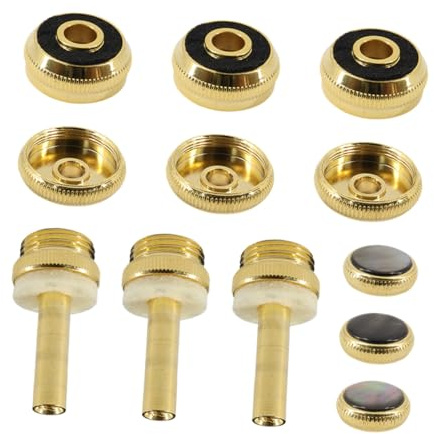 WEKADRIN Teiliges Metall Ventil Reparaturset für Trompete Inklusive Stützstangen und Nützlichen Knöpfen Kompatibel mit Yamaha Alto Horn Robustes Zubehör für Präzise Klangqualität und