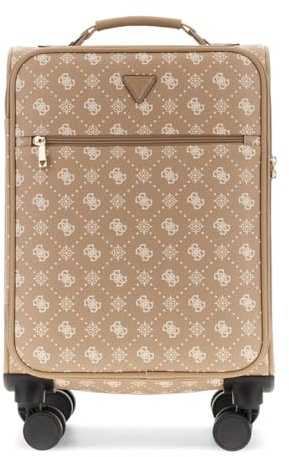 GUESS Trolley Silia 18 In 8-Wheeler Biscotti Logo Taupe 53cm