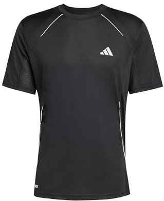 adidas men tech apparel t-shirt black l