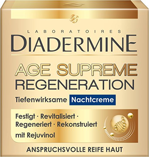 Diadermine Age Supreme Nachtpflege Regeneration Nachtcreme Tiefenwirksam, 50 ml