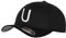 GIDUTEX Flexfit Original Schwarze Basecap Baseball Cap Wooly Combed Mütze inkl. Initial Buchstaben in 3D Stick weiß (L/XL, U)
