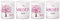 Striefchen® Kommunion/Taufe/Konfirmation - Tischdekoration Teelichter mit Personalisierung - Namen und Datum der Feier Rosa
