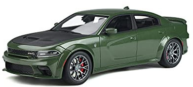 GT Spirit kompatibel mit Dodge Charger SRT Hellcat Widebody 2020 dunkelgrün Modellauto 1:18