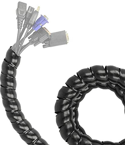 Minadax Schutzschlauch Ø 32-40 mm | 2 m | Bissfest - Idealer Kabelschutz für Hund Katze | Industrie | Auto