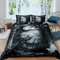 Tree Bedding Set Single Size Halloween Horror Theme Comforter Cover Gothic Spooky Duvet Cover For Teens Adult Men Branches Grey Tree Terror Quilt Cover Home Decoration