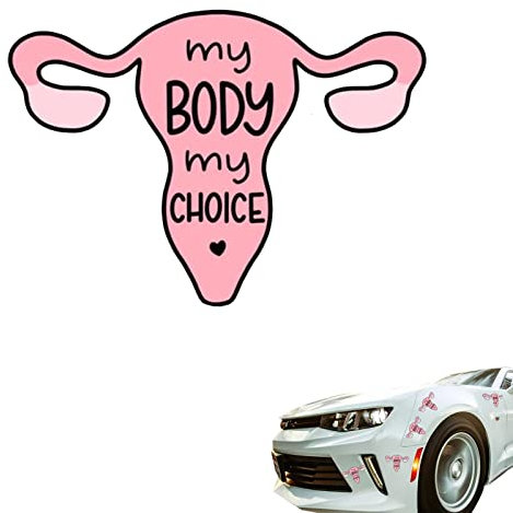 Facynde Mein Körper Mein auserlesener Autoaufkleber, 1 Stück/5 Stück Abtreibung sicher & legal halten Aufkleber, Your Abortion Ban Sticker, Reproductive Rights Decal für Windows, Autos, Trucks