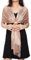 heekpek Stola Damen Festlich Umhang Schal Damen Elegant Lang Schal Weiches Umschlagtuch Glitzer mit Quasten für Brautkleider Abendkleider, Roségold