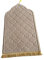 Baoblaze Traditioneller muslimischer Gebetsteppich Weich, Traditional Muslim Prayer Rug, Gebet Teppich Matte Faltbar, Carpet Soft Ramadan, Muslim Prayer Rug Carpet für Kinder Frauen Männer, beige gelb