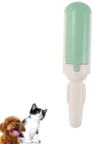 Pet Hair Remover Roller,Reusable Cat and Dog Hair Remover Brush,Sticky Lint Brush for Dog,Reusable Lint Roller,Eco-Friendly Pet Fur Remover for Carpet,Furniture,Clothes,Bedding,Laundry,Sofa (white)