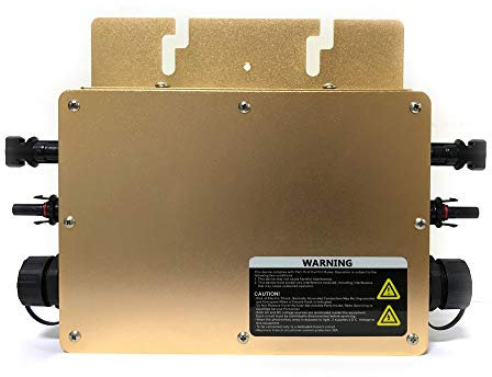 Micro onduleur 600W Module onduleur Grille étanche Micro onduleur Sortie sinusoïdale 230v AC Compatible onduleur Solaire connecté au réseau Micro onduleur photovoltaïque