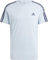 adidas Herren Essentials Single Jersey 3-Stripes Tee, Wonder Blue, M